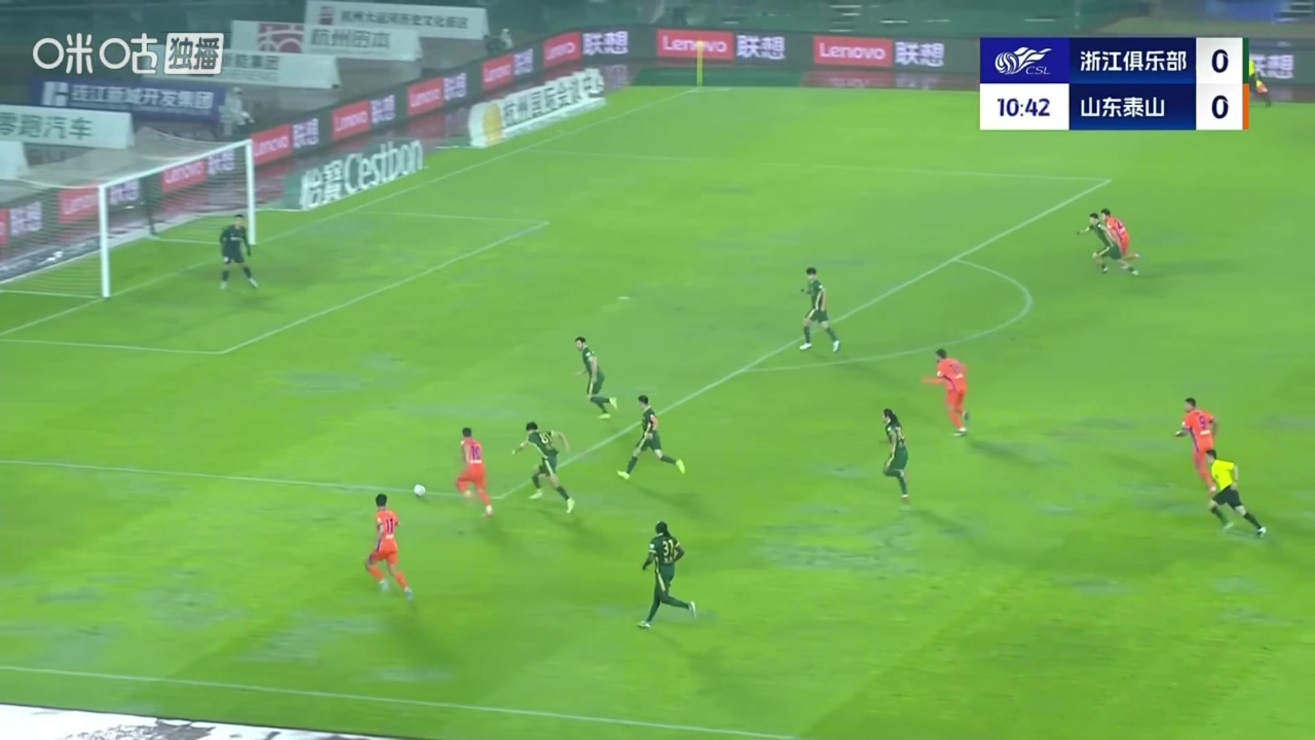 救主瓦科禁區(qū)內(nèi)造點(diǎn)自罰趙博力挽狂瀾守住浙江隊(duì)大門