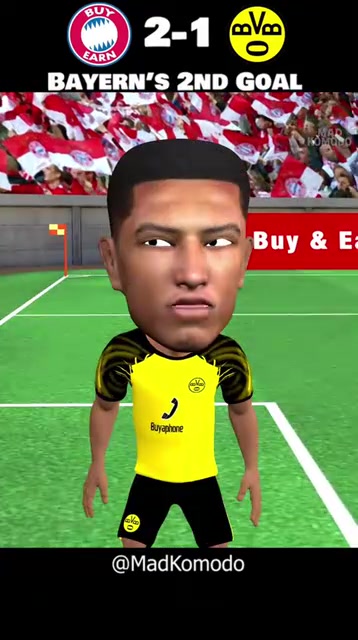 過(guò)了一個(gè)世紀(jì)外網(wǎng)動(dòng)畫(huà)惡搞拜仁對(duì)陣多特的第二個(gè)進(jìn)球