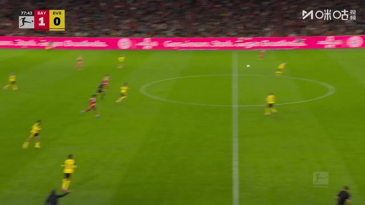 小貝林門(mén)前解圍失誤奧利塞跟進(jìn)鏟射破門(mén)拜仁2-0領(lǐng)先多特