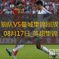 08月17日英超第1輪狼隊vs曼城進球視頻