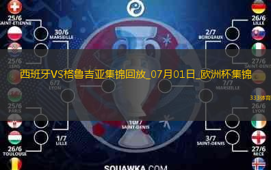 07月01日歐洲杯1/8決賽西班牙vs格魯吉亞進球視頻