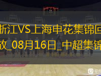 08月16日中超第21輪浙江vs上海申花片段